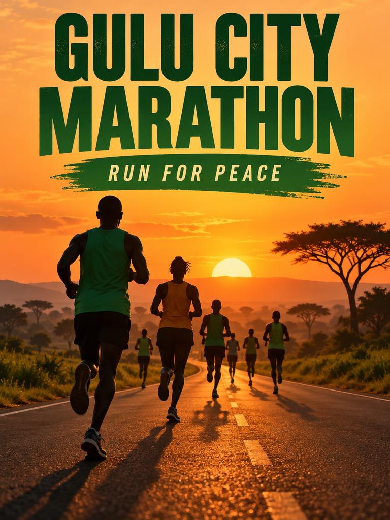 Gulu City Marathon poster